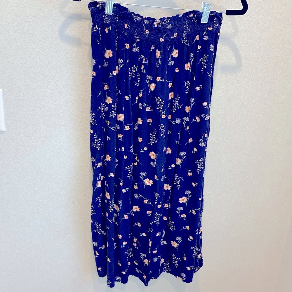 Old Navy Floral Midi Skirt
